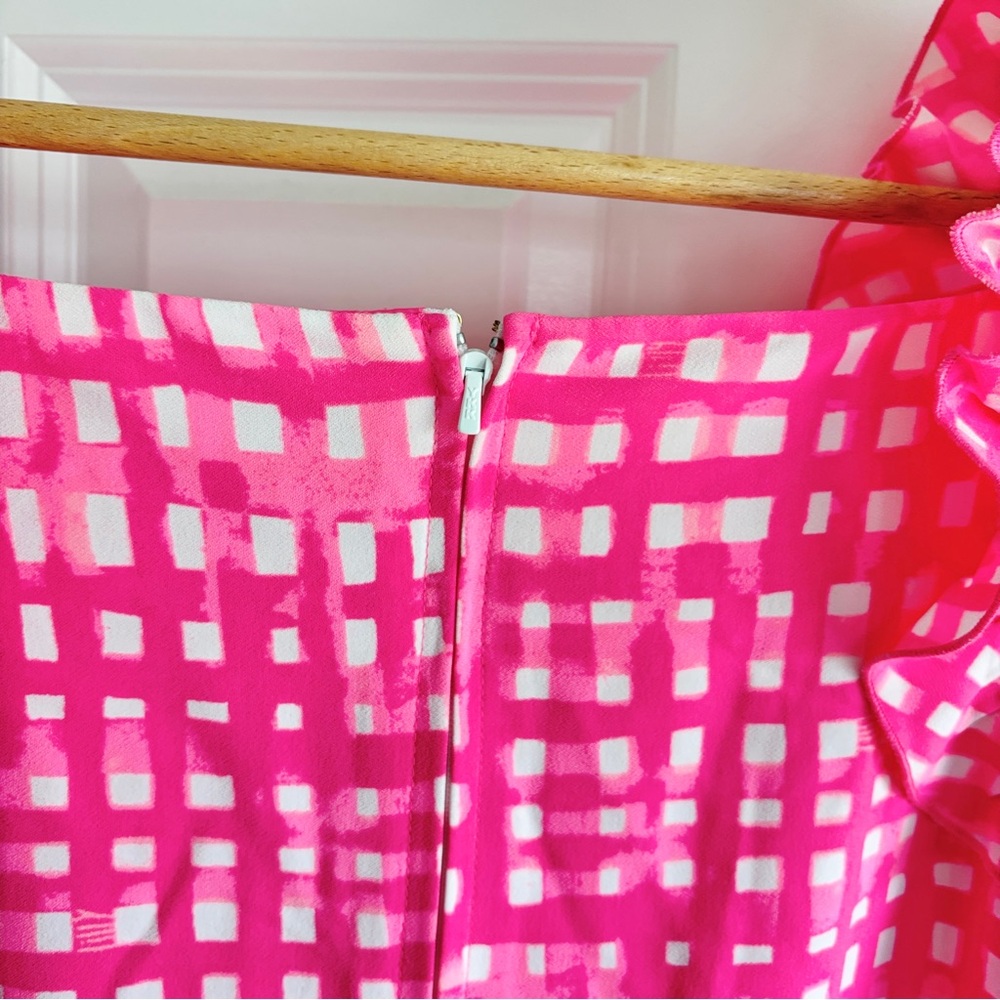 NWOT Lilly Pulitzer Everleigh Romper Size 4 in Pink Tropics Feelin Beachy - Picture 5 of 8